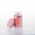 Pink marble road glass seasoning bottle for kitchen